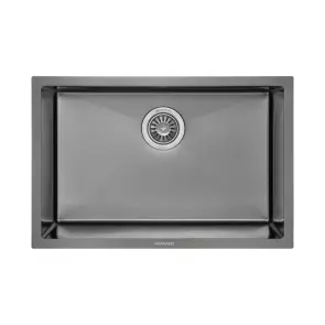 Мойка GRANADO Under top L STEEL S201 black №1