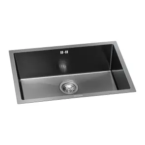 Мойка GRANADO Under top L STEEL S201 black №2