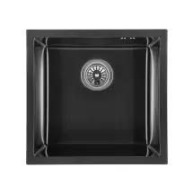 Мойка GRANADO Under top STEEL S201 black honeycomb
