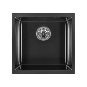 Мийка GRANADO Under top STEEL S201 black honeycomb №1