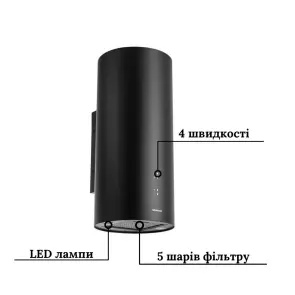 Витяжка GRANADO Yunkos 1604-1200 Black №10