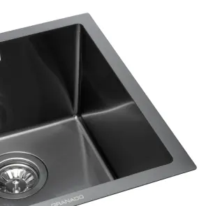 Мойка GRANADO Under&top Mini STEEL S201 black №5