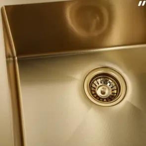Мойка GRANADO Under top MAX STEEL S201 gold honeycomb №4