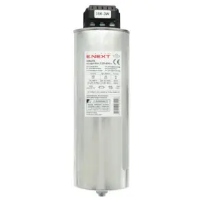 Конденсатор трехфазный цилиндрический e.capacitor.3.20.400.c, 20 кВАр, 400В №1