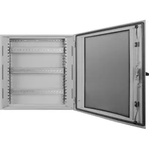 Корпус металевий e.mbox.industrial.n.264.gl IP55 навісний на 264 модулів, зі склом №2