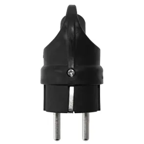 Вилка кутова каучукова e.plug.rubber.angle.027.16, з з/к, 16А №2