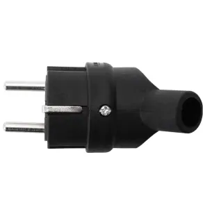 Вилка кутова каучукова e.plug.rubber.angle.027.16, з з/к, 16А №6