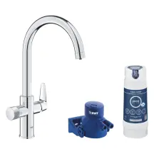 Змішувач для кухні Grohe Blue Pure StartCurve 30592000 з фільтром Blue S-Size 40404001 та головкою 64508001 (30594040)