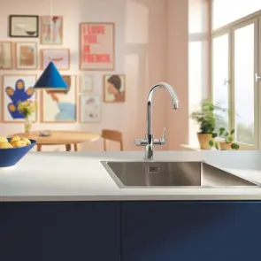 Змішувач для кухні Grohe Blue Pure StartCurve 30592000 з фільтром Blue S-Size 40404001 та головкою 64508001 (30594040) №7