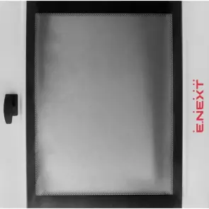 Корпус металевий e.mbox.industrial.p.120.60.25.gl IP55 з монтажною панеллю (1200*600*250), зі склом №2