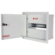 Шафа розподільна e.mbox.RP-12-P металічна, що вбудовується, 12 мод. 215х255х125 мм купити в Україні