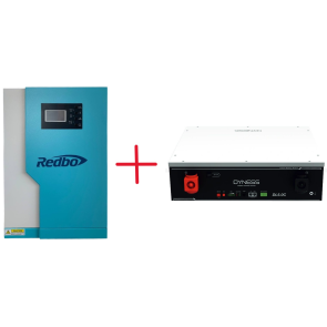 Комплект Інвертор+Акумулятор:REDBO RB5548-5-100A-N+Dyness DL5.0C 51.2В 5.12 кВт/год 100А №1