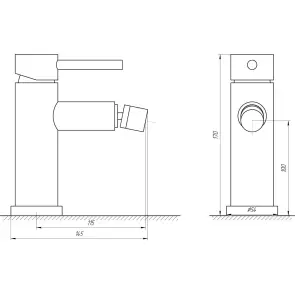 Смеситель для биде Globus Lux ALPEN SBT1-106 №5
