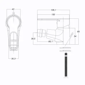 Смеситель для биде Globus Lux Dolly GLD-0106 №8