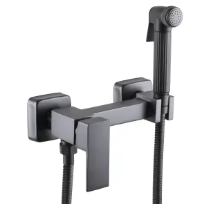Смеситель гигиенический Globus Lux Niagara GLN-5-106MIX-Graphite №1