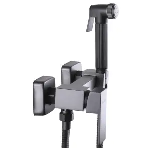 Смеситель гигиенический Globus Lux Niagara GLN-5-106MIX-Graphite №3