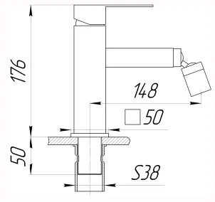 Смеситель для биде Globus Lux SICILIA SBQ-106 №7