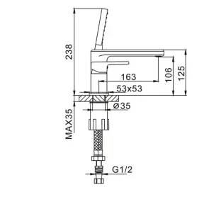 Змішувач для ванни Globus Lux Milano GLM-0109 №8