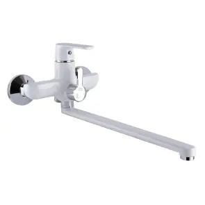 Змішувач для ванної Globus Lux Laguna GLA-0208-7-WHITE EURO №1