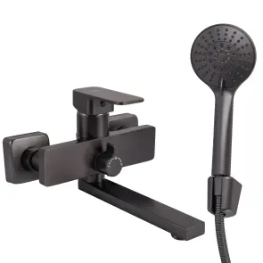 Змішувач для ванної Globus Lux Milano GLM-0102N-11-GRAPHITE №1