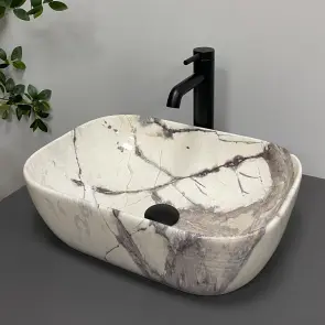 Умивальник (раковина) VBI RAVENNA SAND GLOSSY накладний №4