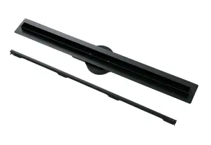 Трап для душу VBI FORT SLIM 100 BLACK №2