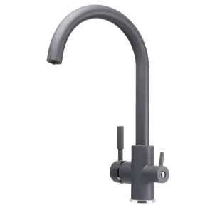 Змішувач для кухні під осмос Globus Lux LAZER GLLR-0333-3-TITANIUM №2