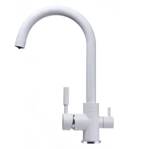 Змішувач для кухні під осмос Globus Lux LAZER GLLR-0333-7-WHITE №3