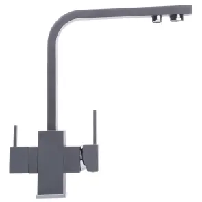 Смеситель для кухни под осмос Globus Lux LAZER GLLR-0111-3-TITANIUM №3