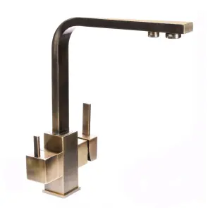 Змішувач для кухні під осмос Globus Lux LAZER GLLR-0111-9-BRONZE №1