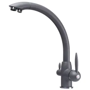 Змішувач для кухні під осмос Globus Lux LAZER GLLR-0777-3-TITANIUM №2