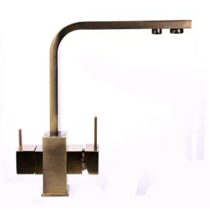 Змішувач для кухні під осмос Globus Lux LAZER GLLR-0111-9-BRONZE №2