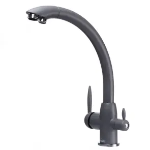 Змішувач для кухні під осмос Globus Lux LAZER GLLR-0777-3-TITANIUM №3