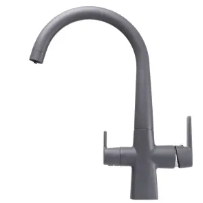 Змішувач для кухні під осмос Globus Lux LAZER GLLR-0999-3-TITANIUM №1