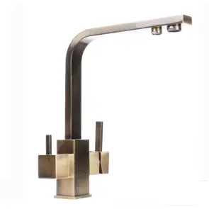 Змішувач для кухні під осмос Globus Lux LAZER GLLR-0111-9-BRONZE №4