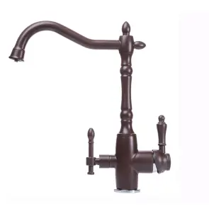 Смеситель для кухни под осмос Globus Lux LAZER GLLR-1000-6-MARONE №1
