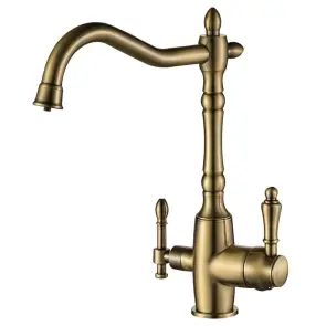 Змішувач для кухні під осмос Globus Lux LAZER GLLR-1000-9-BRONZE №1