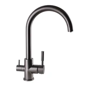 Змішувач для кухні під осмос Globus Lux LAZER GLLR-0333-11-GRAPHITE №3