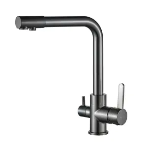 Змішувач для кухні під осмос Globus Lux LAZER GLLR-0444-11-GRAPHITE №2