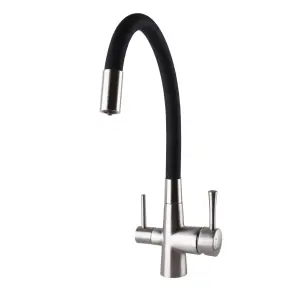 Смеситель для кухни под осмос Globus Lux LAZER GLLR-0903-8-STSTEEL №1