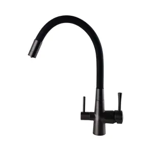Змішувач для кухні під осмос Globus Lux LAZER GLLR-0903-11-GRAPHITE №5