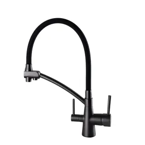 Змішувач для кухні під осмос Globus Lux LAZER GLLR-0700-11-GRAPHITE №4