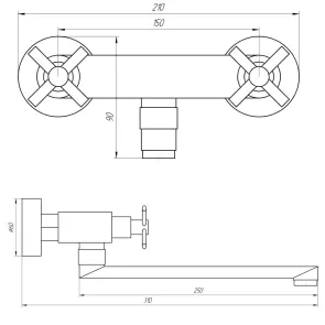 Змішувач для кухні Globus Lux DUKAT SD4-104 №6