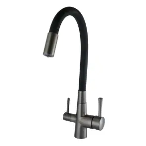 Змішувач для кухні під осмос Globus Lux LAZER GLLR-0903-11-GRAPHITE №6