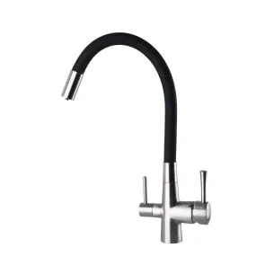 Смеситель для кухни под осмос Globus Lux LAZER GLLR-0903-8-STSTEEL №4