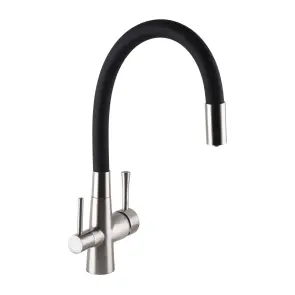 Смеситель для кухни под осмос Globus Lux LAZER GLLR-0903-8-STSTEEL №6