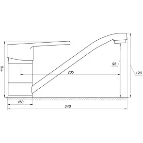 Смеситель для кухни Globus Lux Koln GLK-0203 №5