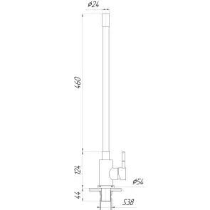 Змішувач для кухні Globus Lux ALPEN SBT1-203SB-BB №6