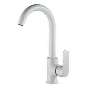 Змішувач для кухні Globus Lux Laguna GLA-0203SL-7-WHITE №2