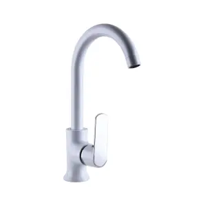 Змішувач для кухні Globus Lux Laguna GLA-0203SL-7-WHITE №4